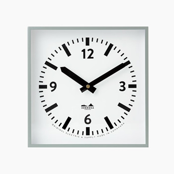 スクエアクロック・スイープムーブメント｜グレー