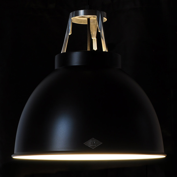 Titan Size-1 ペンダントライト・マットブラック | Original BTC