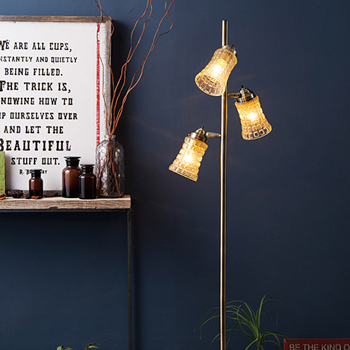 Amaretto-glass クラシックフロアランプ | 全2色