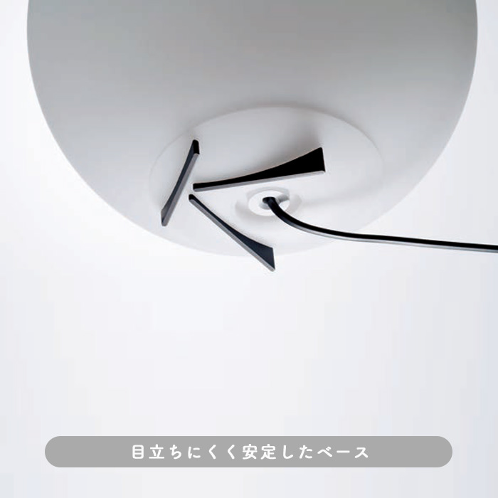 Sphere フロアスタンドライト ホワイト Mサイズ｜乳白アクリル球体