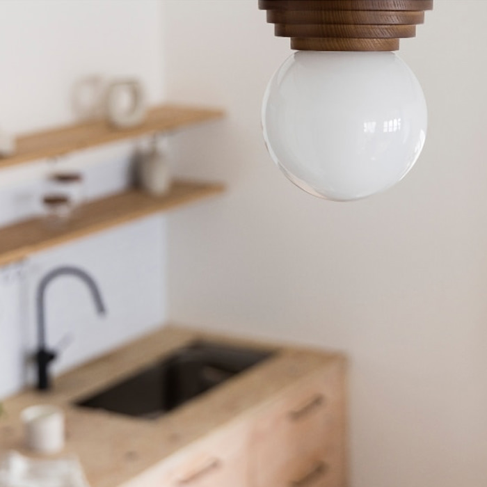 Boule 小型シーリングランプ・簡単取付