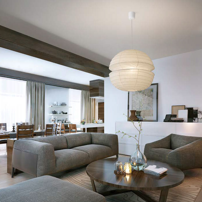 SYOKU-L Φ550 ペンダントライト｜美濃和紙