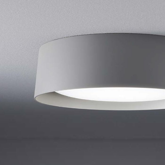 Compact グレー 8畳 ・リモコン式 シーリングライト