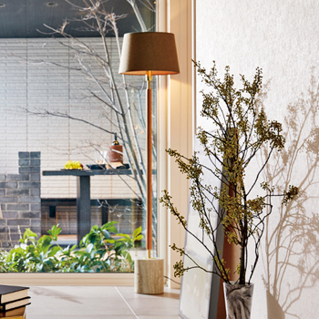 フロアスタンド 布・大理石 ホテルライク・60W | 各2色