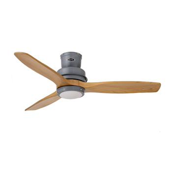 シーリングファンライト｜ビンテージグレー・リモコン・HERMOSA