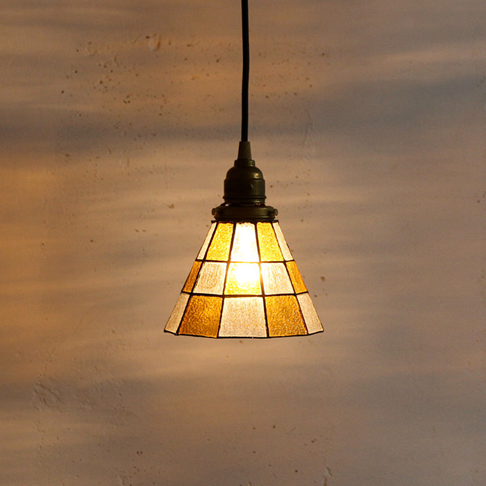 ペンダントライト ステンドグラス【Checker】