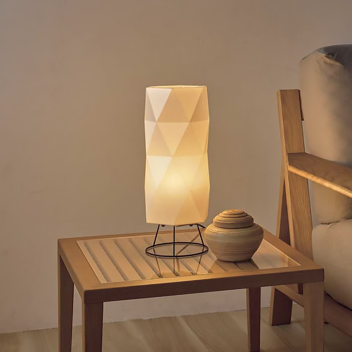 Facet Glow テーブルランプ｜和モダン