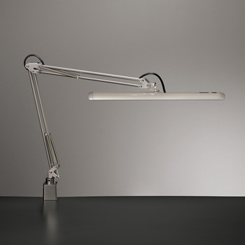 Z-10G デスクライト・シルバー・昼白色・調光｜クランプ式