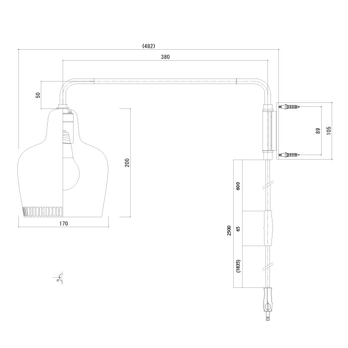 ブラケットライト A330S ゴールデンベル・ブラス｜artek