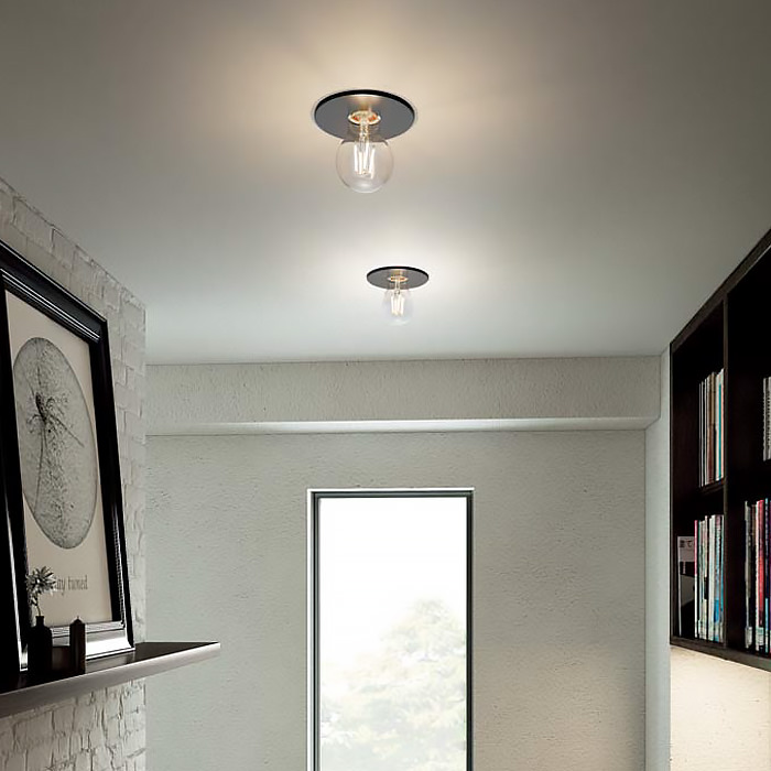 レセップタイプ ダウンライト Φ75mm｜ブラック