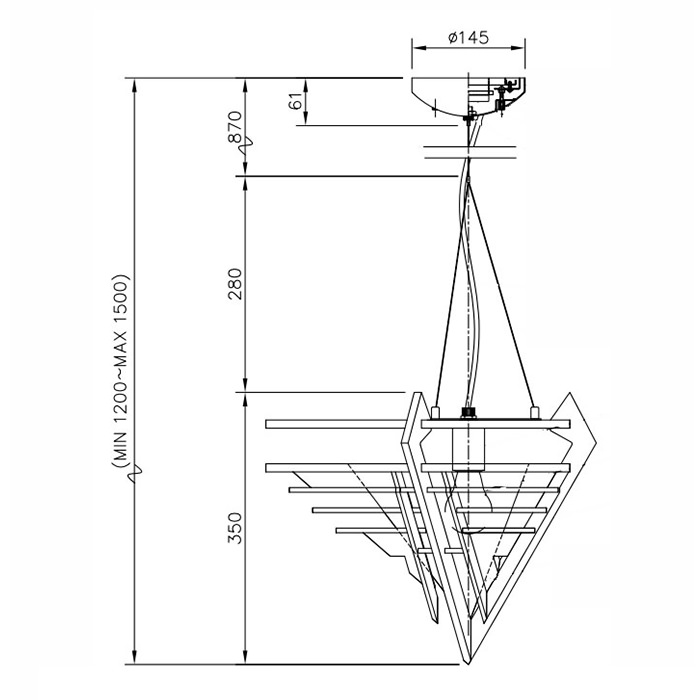 LAMBERSON ペンダントライト | フランク・ロイド・ライト