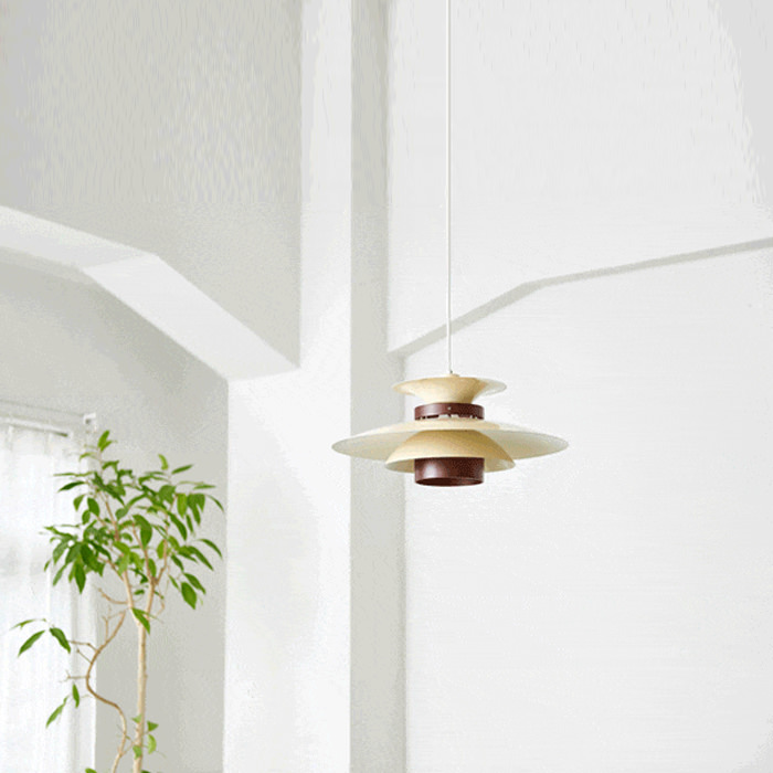 Mer. 北欧風ペンダントライトライト・100W | ブラウン