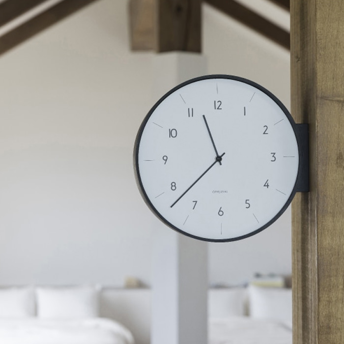 Arno 両面時計 ブラック・スイープムーブメント