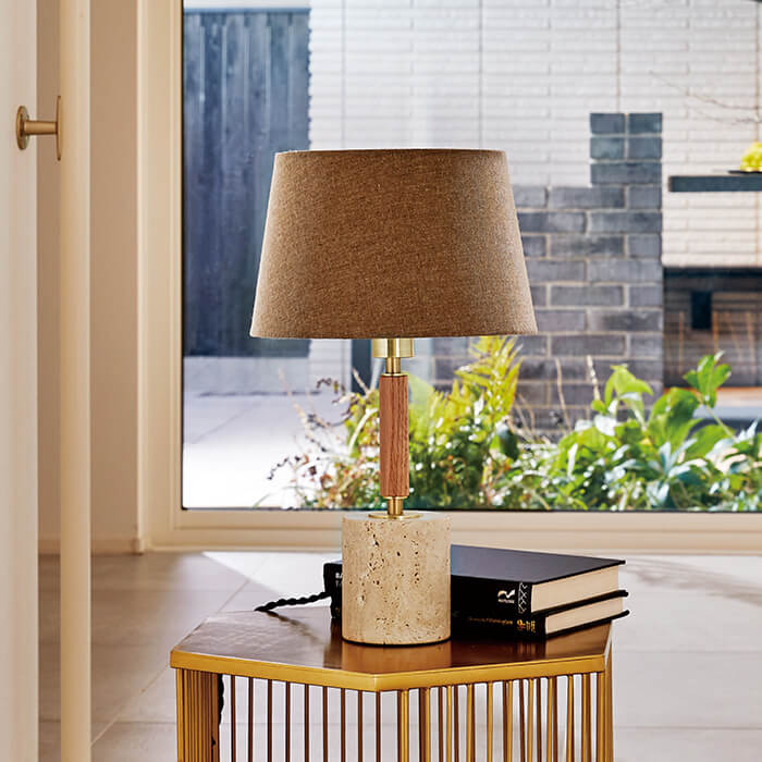 テーブルライト 布・大理石 ホテル 北欧・60W | 全2色