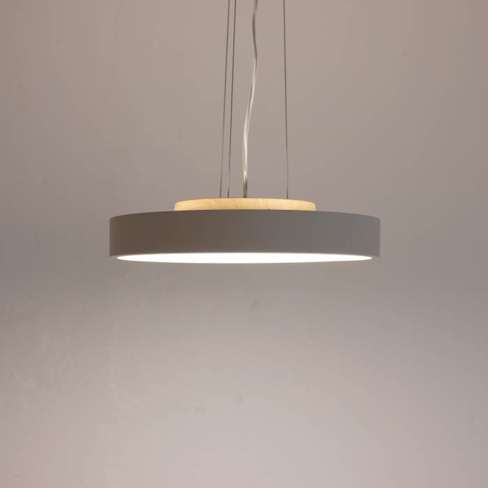 Giorno・グレー 間接照明付 2WAY シーリングライト | 〜8畳・リモコン付