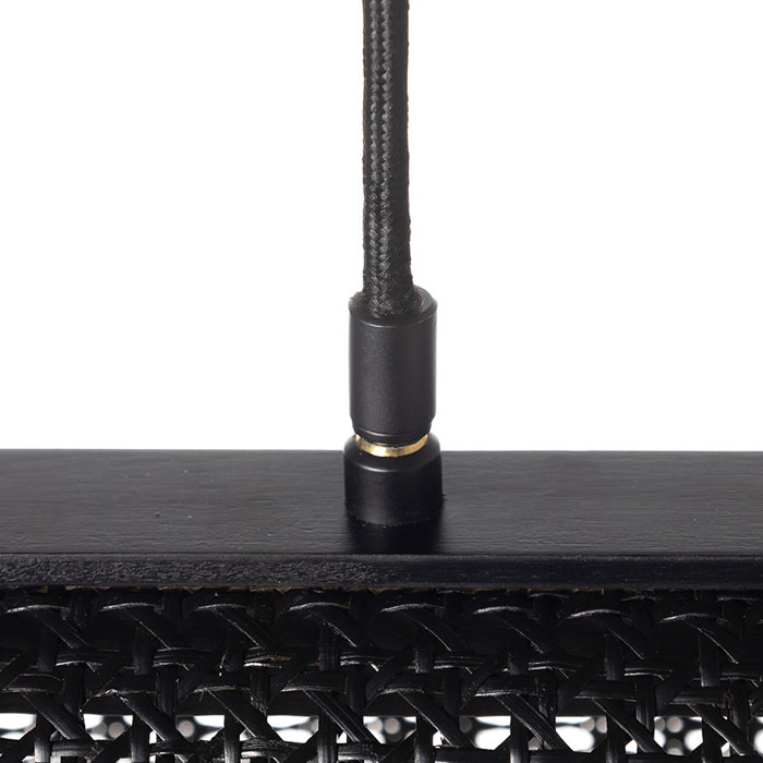 RATTAN-4 ペンダントライト｜ブラック