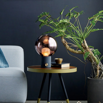 アッシュブラックコンクリートベース スタンド 充電式 | 各3色