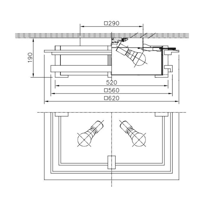 ROBIE シーリングライト・チェリー | フランク・ロイド・ライト