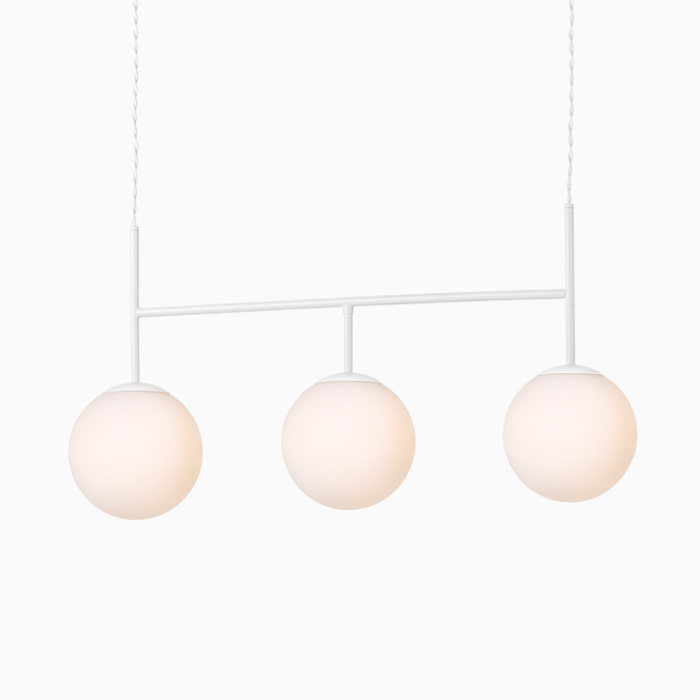 SB-3 3灯・120W ペンダントライト｜ホワイト