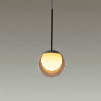 MORE STYLE Φ120・アンバーガラス ペンダントライト｜ダクトレール用