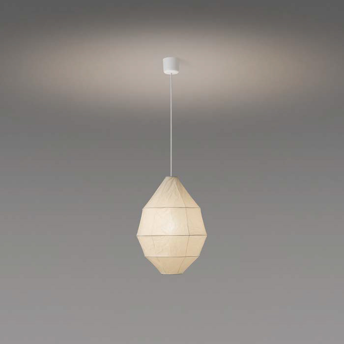 SUI-S Φ340 ペンダントライト 美濃和紙｜滴型