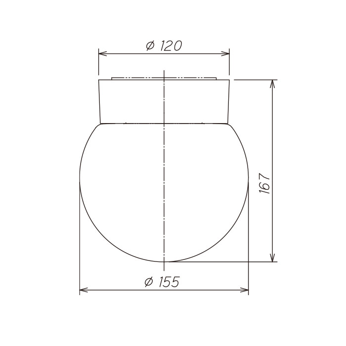 ポーチライト クリア・アクリル｜60W・電球色
