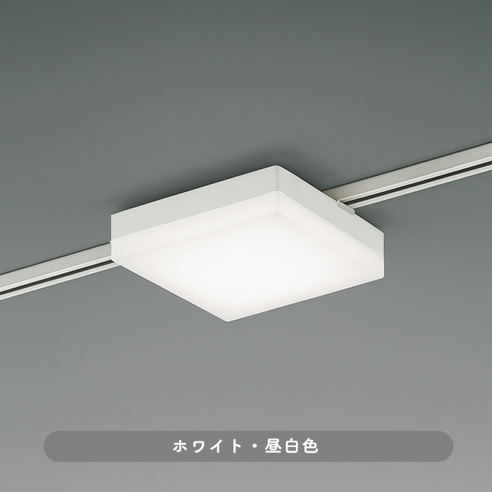 SQUARE SOLID ホワイト・昼白色｜ダクトレール用