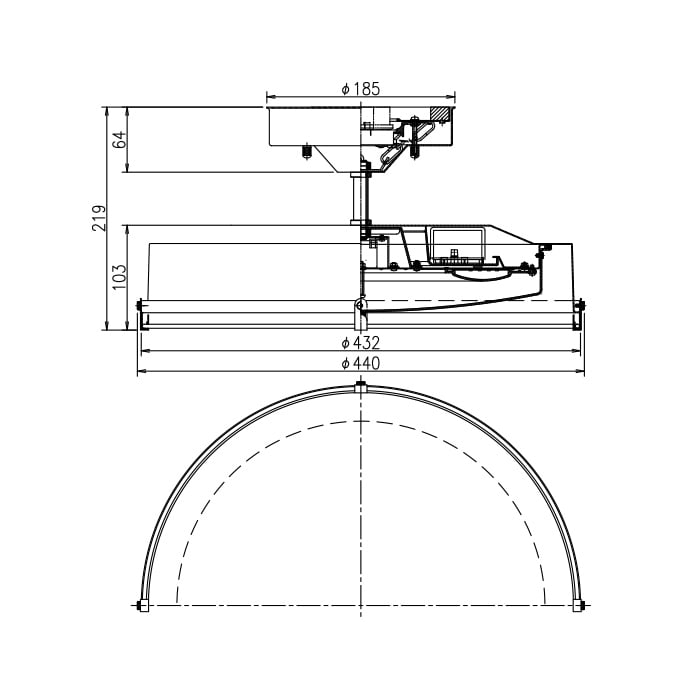 ヴィンテージモダン リモコン式 シーリングライト ~12畳・ブラック色
