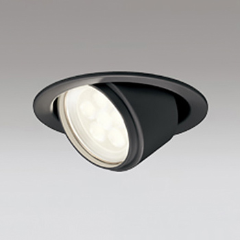 ダウンライト ユニバーサル Φ100 60W 電球色・ブラック【軒下・室内兼用】