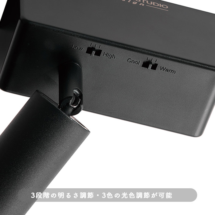 Grid 2灯スポットライト・ホワイト・狭角｜ダクトレール用