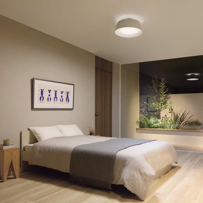 COZY・ブラウン 間接照明機能付きシーリングライト｜〜8畳