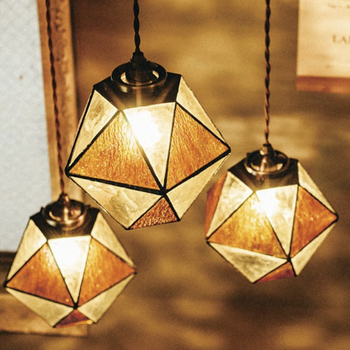 ペンダントライト・ガラス 60W | 全3色