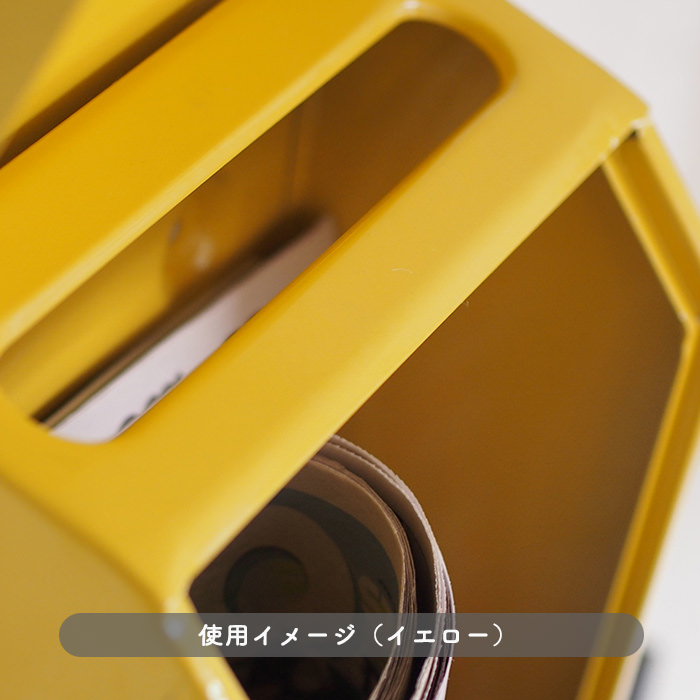 US Mail box2 ロゴ入りポスト | ブラック