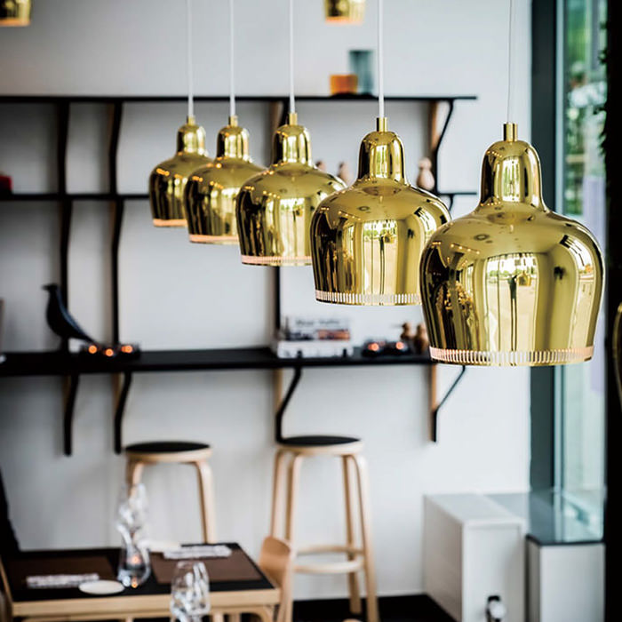 A330S ゴールデンベル・ブラス ペンダントライト｜artek