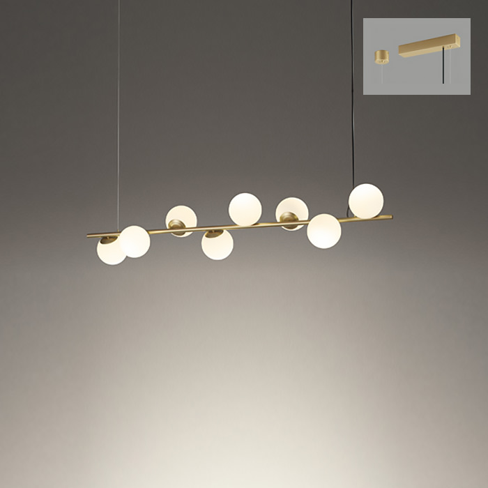 Lunar Line-8  Satin Gold 8灯｜Bluetooth