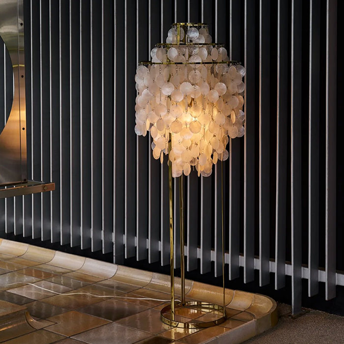 FUN SHELL FLOOR LAMP・1STM・BRASS｜VERPAN