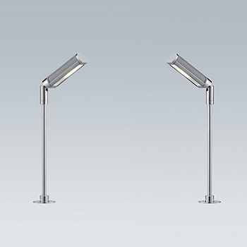 ショーケースライト【昼白色・5000K】アーム可動式｜Rectangle 2台セット