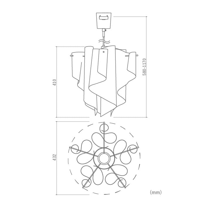 アイス ペンダントライト 100W｜高さ調節機能付き