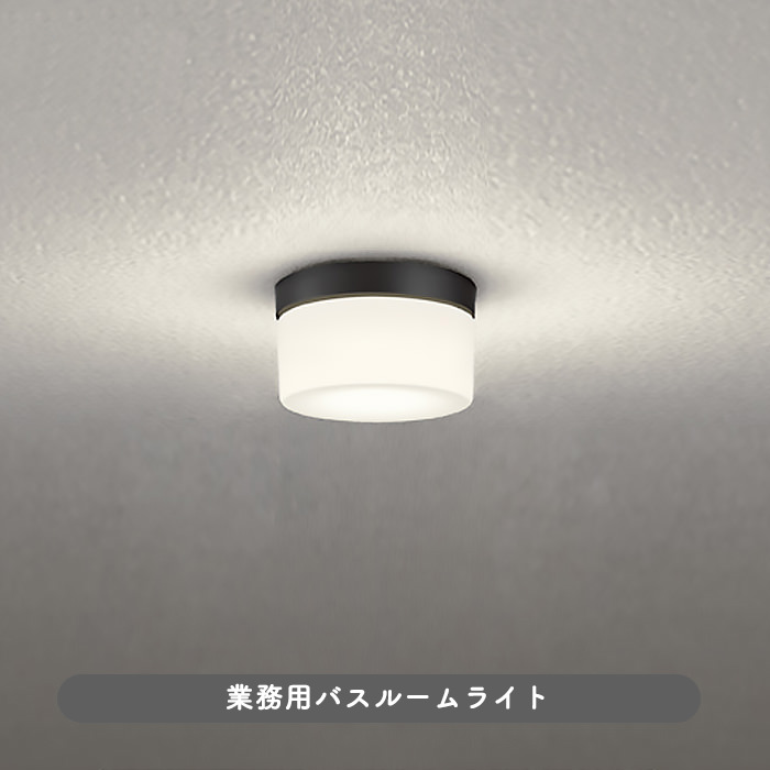 バスルームライト Φ125mm・60W相当｜ブラック