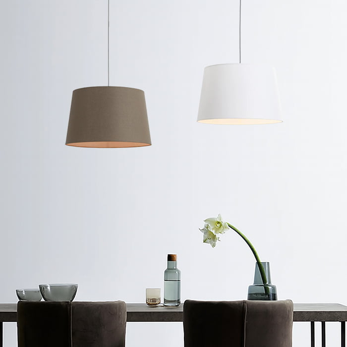 Espresso fabric ペンダントライト｜ブラウン
