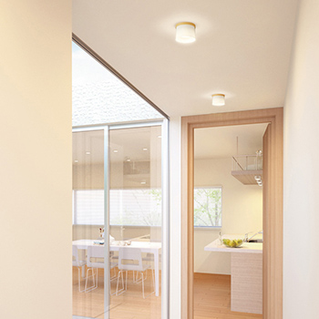 ナチュラル系 小型シーリングライト・全２色