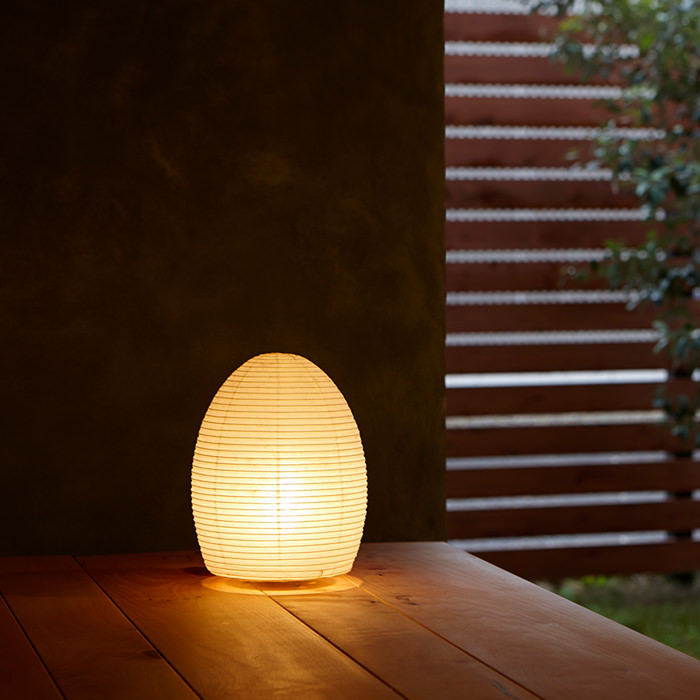 paper moon 01 スタンドランプ・Φ18cm｜内田繁