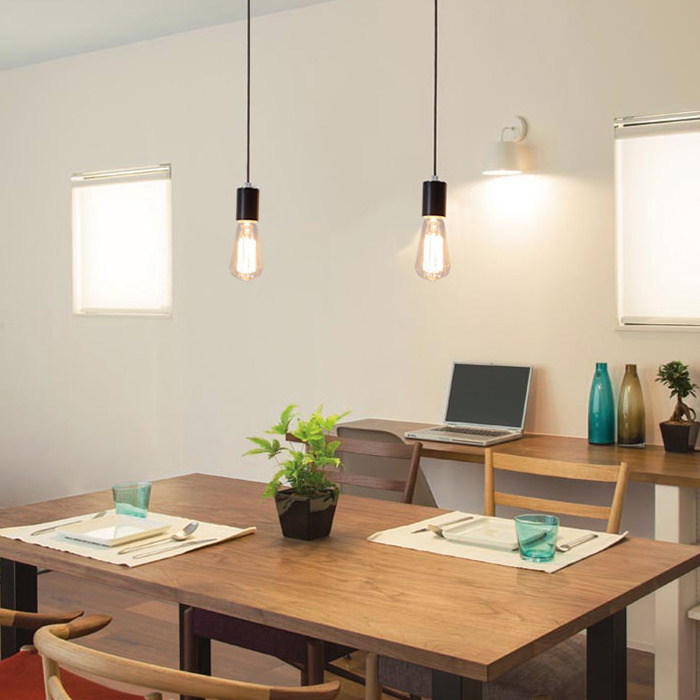 KURO ペンダントライト・食卓照明 店舗照明 1灯｜引掛シーリング