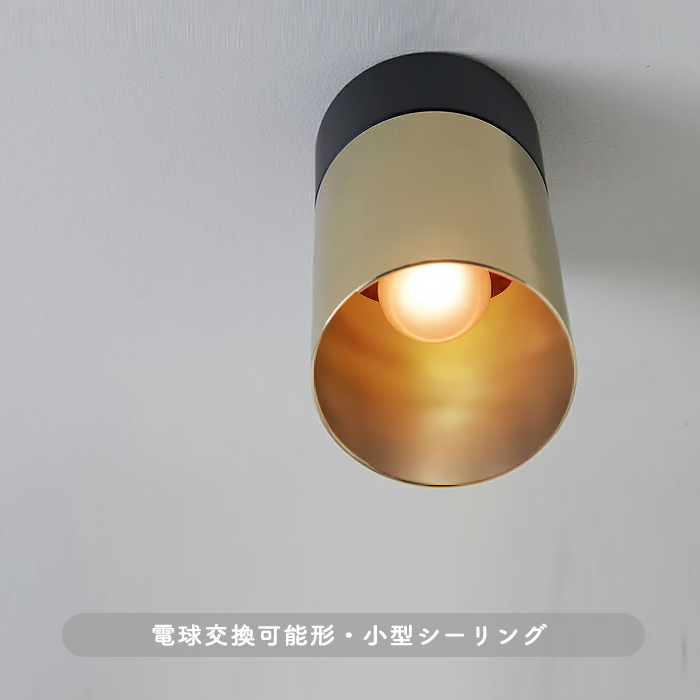 TUBE-S シーリングダウンライト｜ブラック