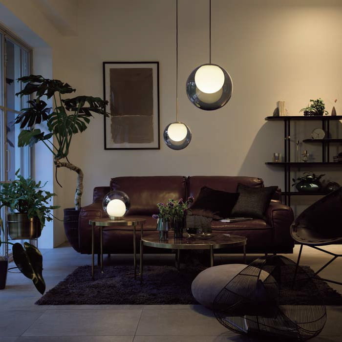 MORE STYLE Φ220・スモーク ペンダントライト｜ダクトレール用