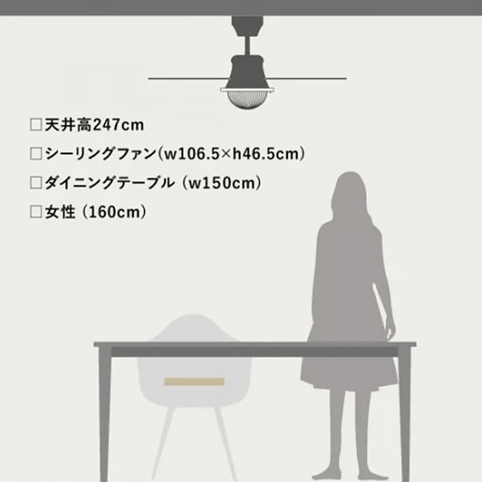 シーリングファンライト｜VENICE・リモコン・ホワイト