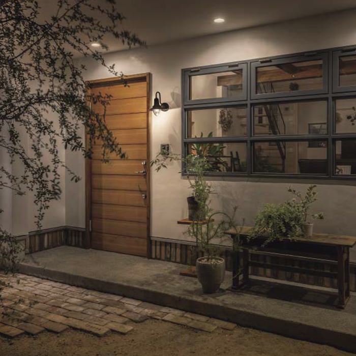 ポーチライト 玄関灯 LED 40W｜黒サテン