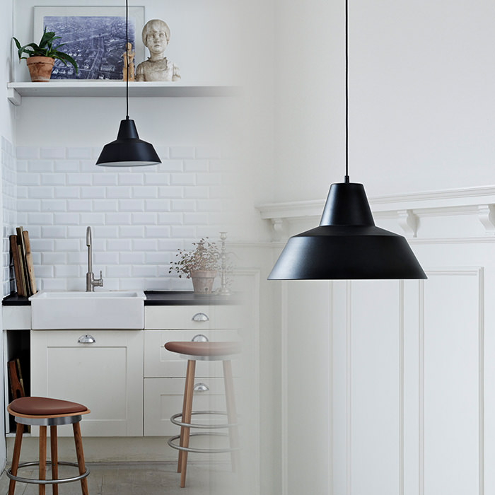 The work shop lamp 18cm・Small | マットブラック [生産終了]