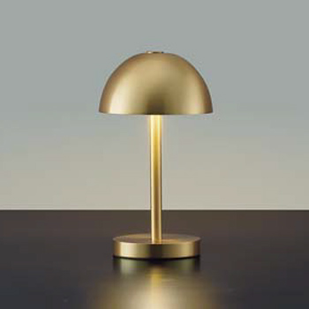 ポータブルスタンドライト・真鍮色メッキ｜充電式