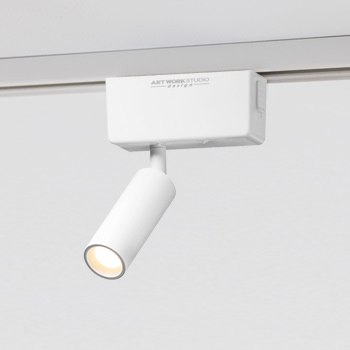 Grid 1灯スポットライト・ホワイト・狭角｜ダクトレール用